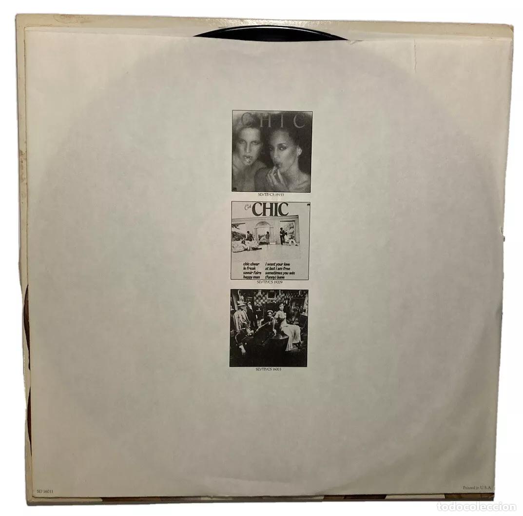 Discos de vinilo: CHIC, Les Plus Grands Succes De Chic (Chics Greatest killer funky, org edit usa + INSERT, impecable - Foto 5