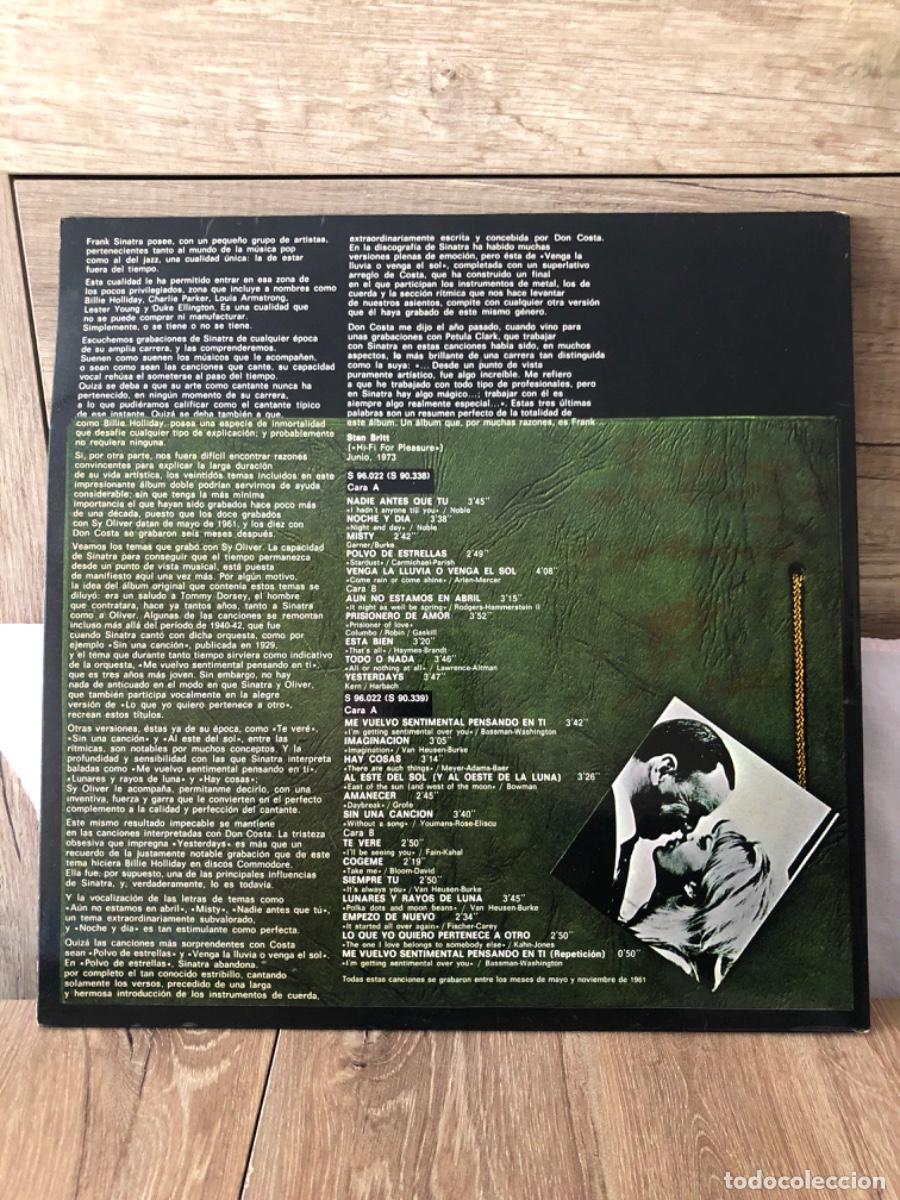 Discos de vinilo: Frank Sinatra 2 LP 1973 Espana - Foto 2