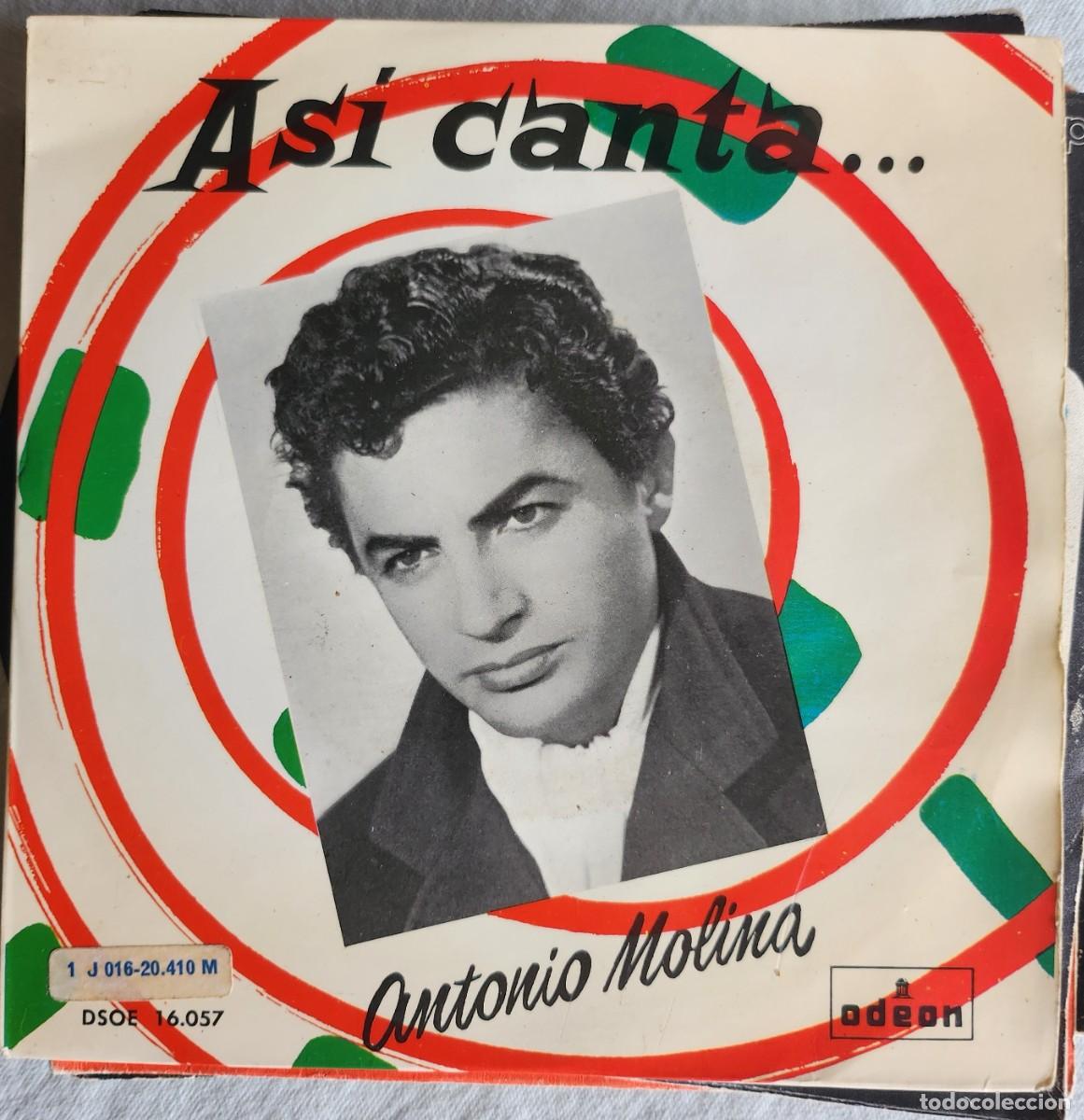 Discos de vinilo: ANTONIO MOLINA AS&Iacute; CANTA.. - Foto 1