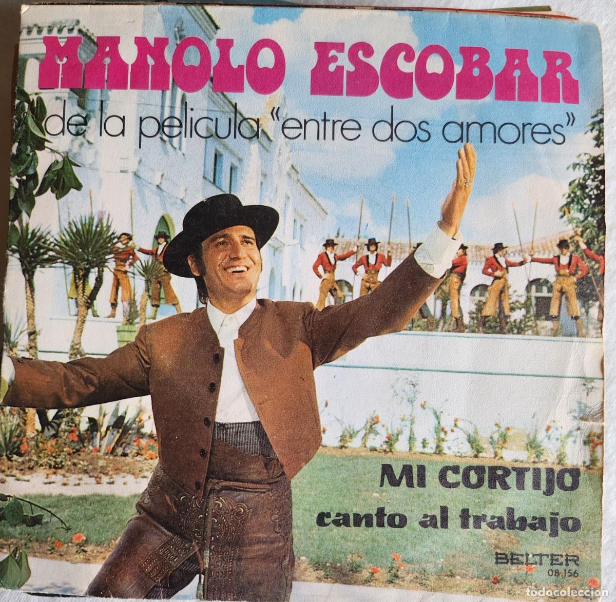 Discos de vinilo: MANOLO ESCOBAR ENTRE DOS AMORES - Foto 1