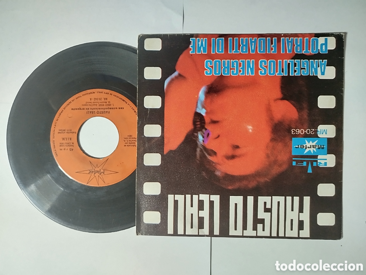 Discos de vinilo: Fausto leali angelitos negros - Foto 1