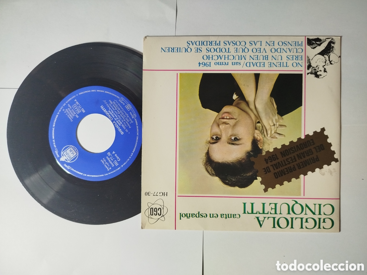 Discos de vinilo: Gigliola cinquetti en espa&ntilde;ol - Foto 1