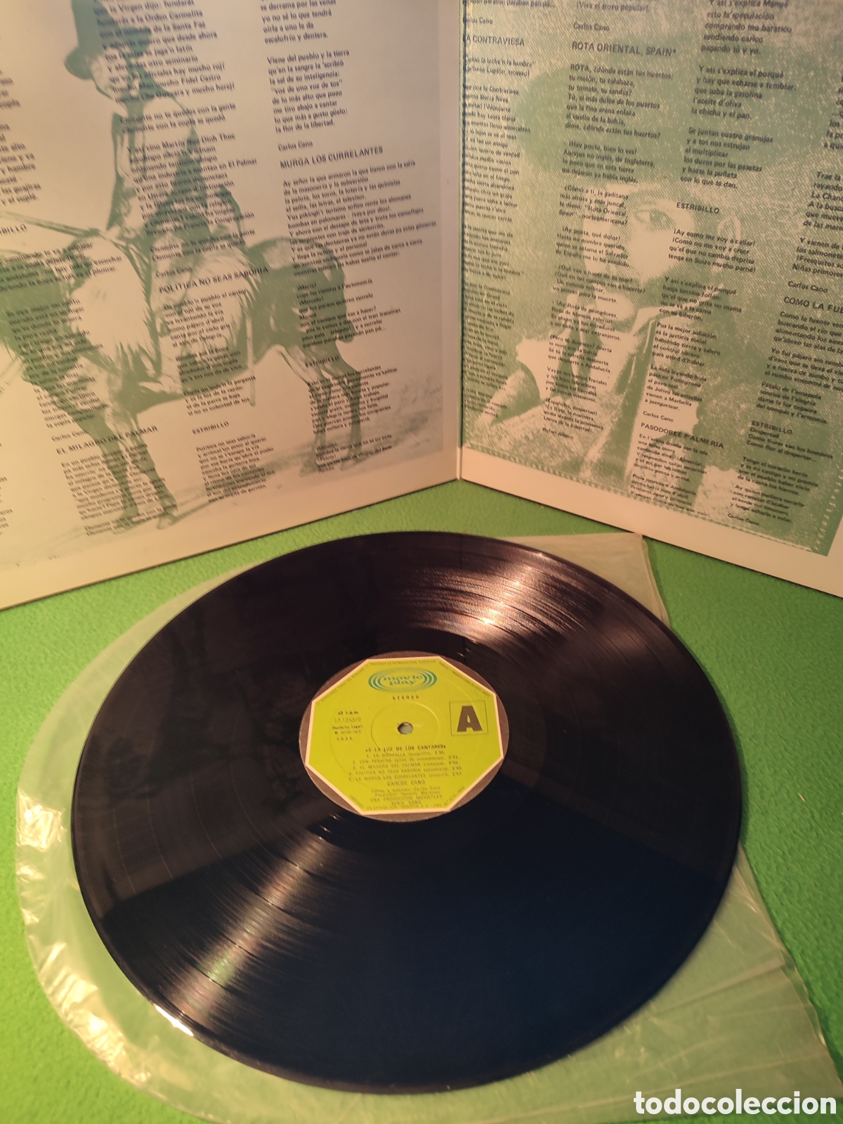 Discos de vinilo: Carlos Cano - A la luz de los cantares - Foto 2