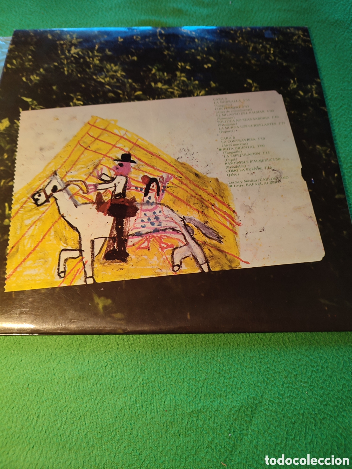 Discos de vinilo: Carlos Cano - A la luz de los cantares - Foto 3