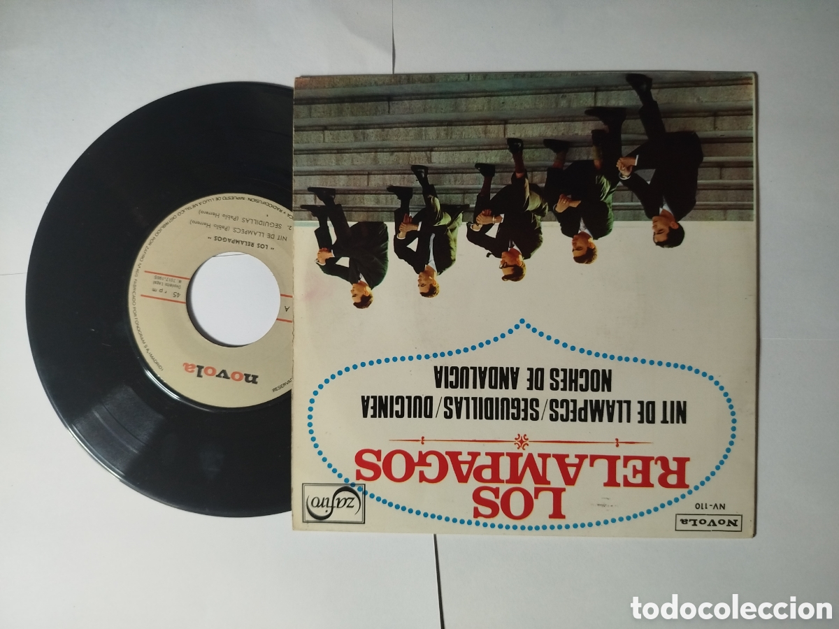 Discos de vinilo: Los rel&aacute;mpagos No ola nv-110 - Foto 1