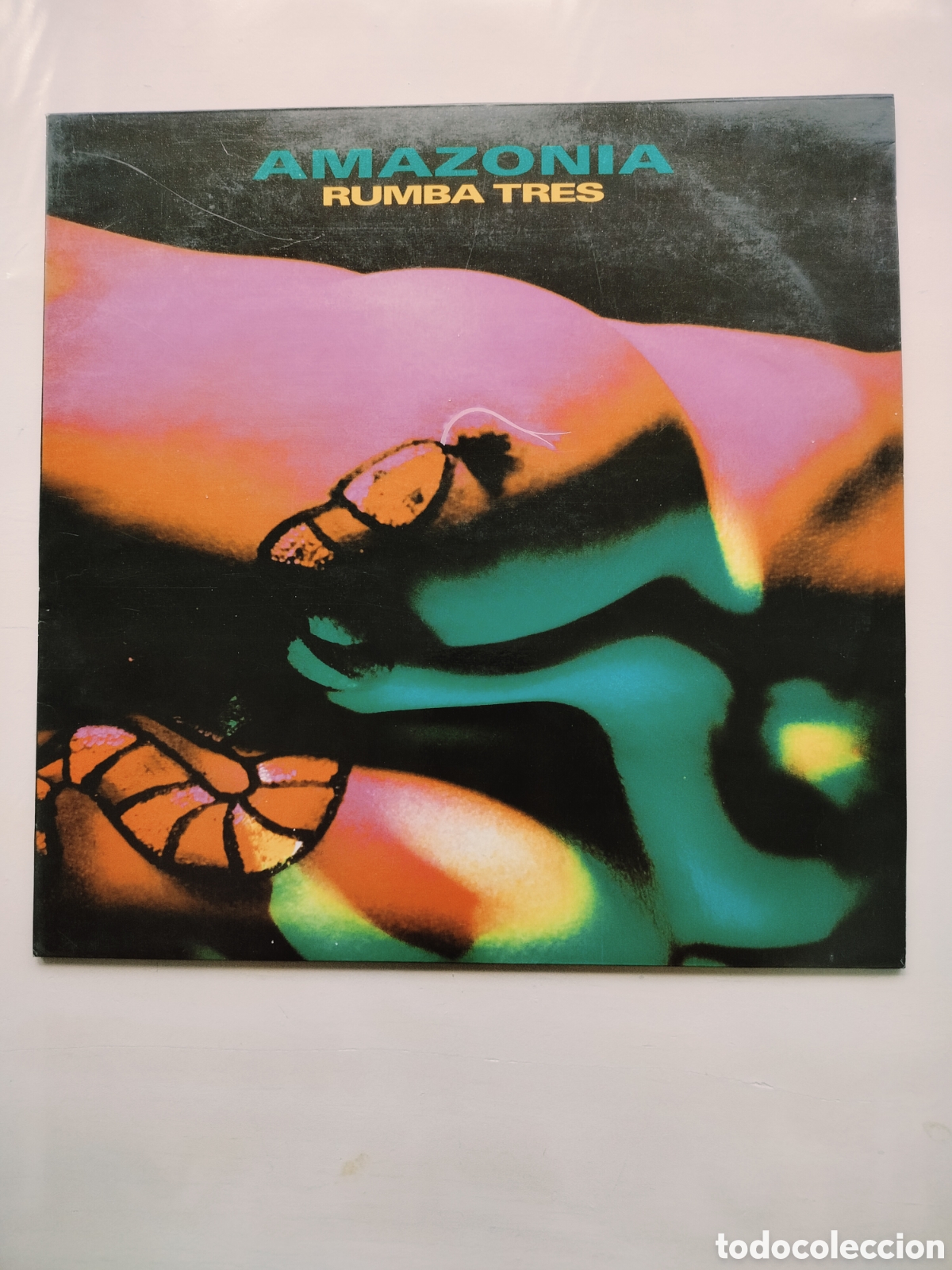 Discos de vinilo: LP Rumba Tres 1990.. - Foto 1