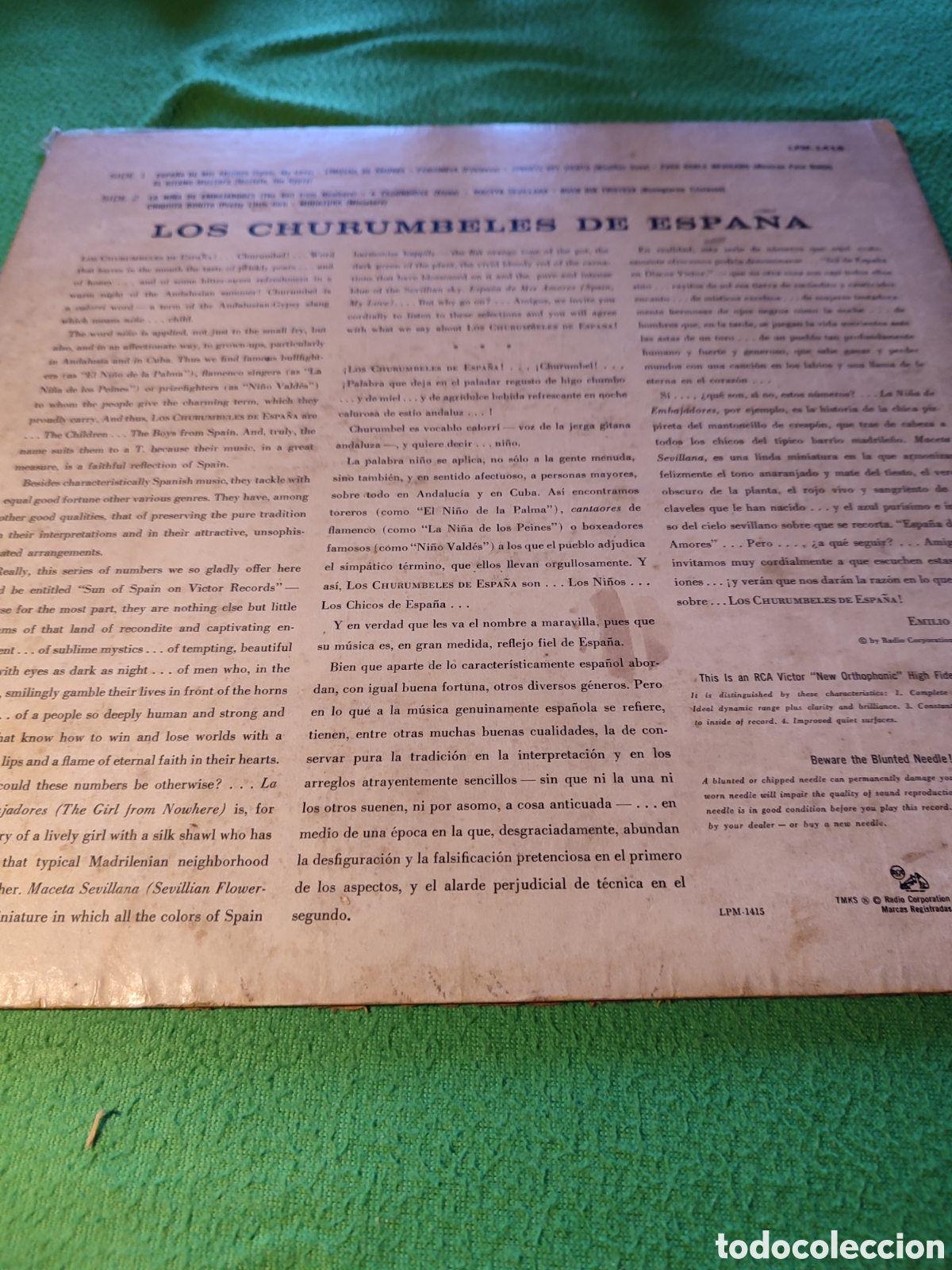 Discos de vinilo: Los Churumbeles de Espa&ntilde;a - Same Vinilo Lp - Foto 2