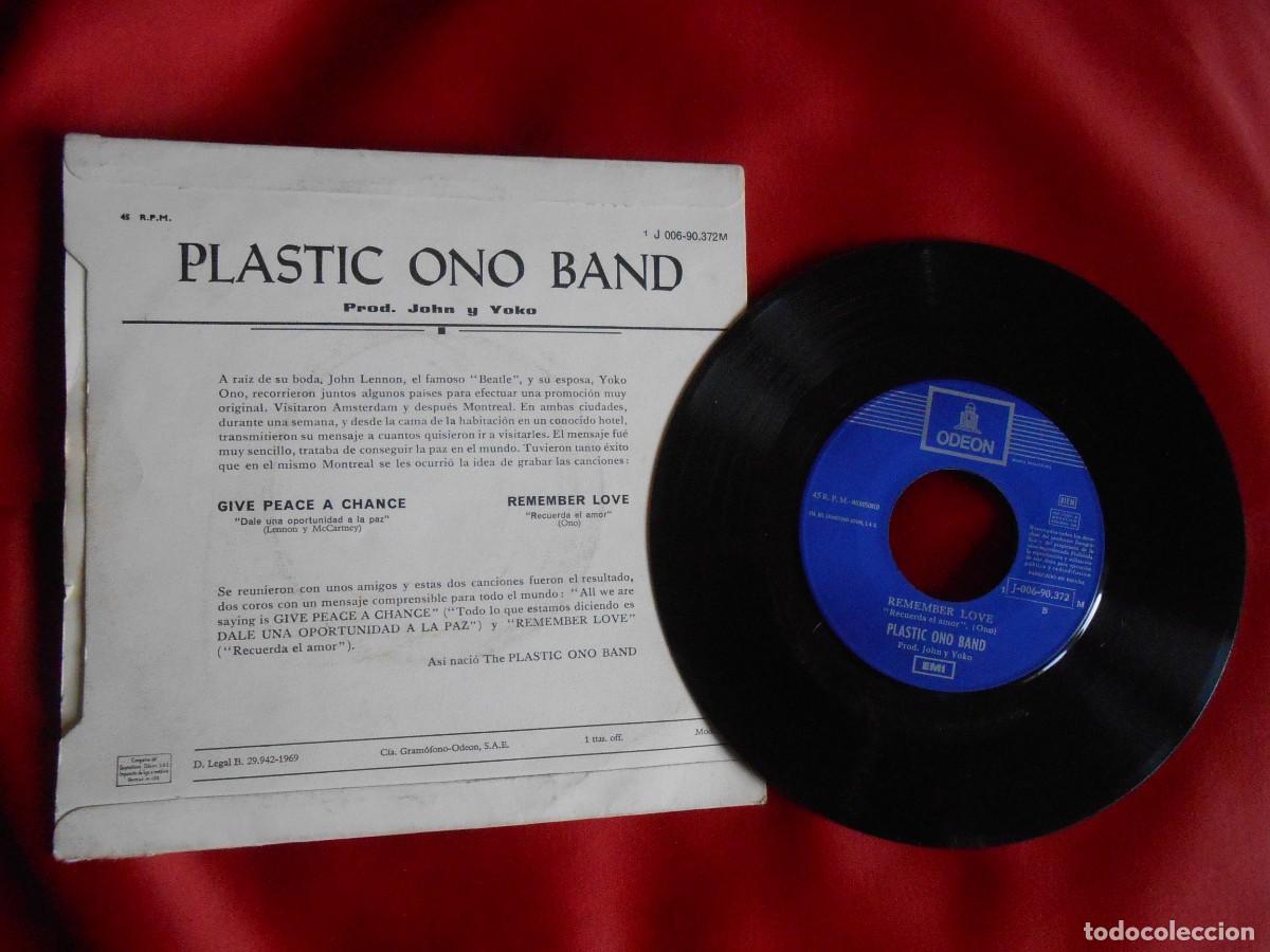 Discos de vinilo: PLASTIC ONO BAND.-Prod.JOHN y YOKO - Foto 3