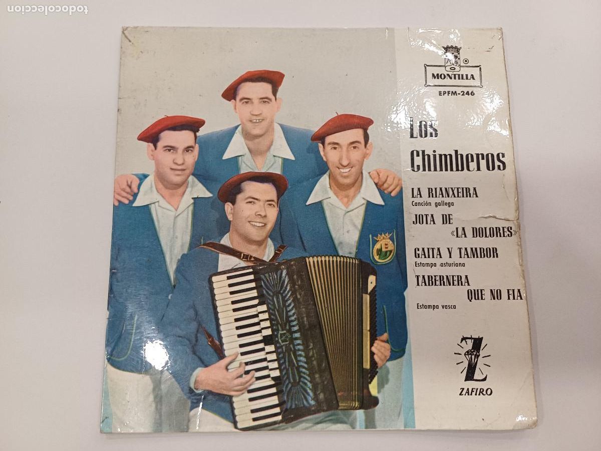 Discos de vinilo: LOS CHIMBEROS/LA RIANXEIRA/SINGLE. - Foto 1