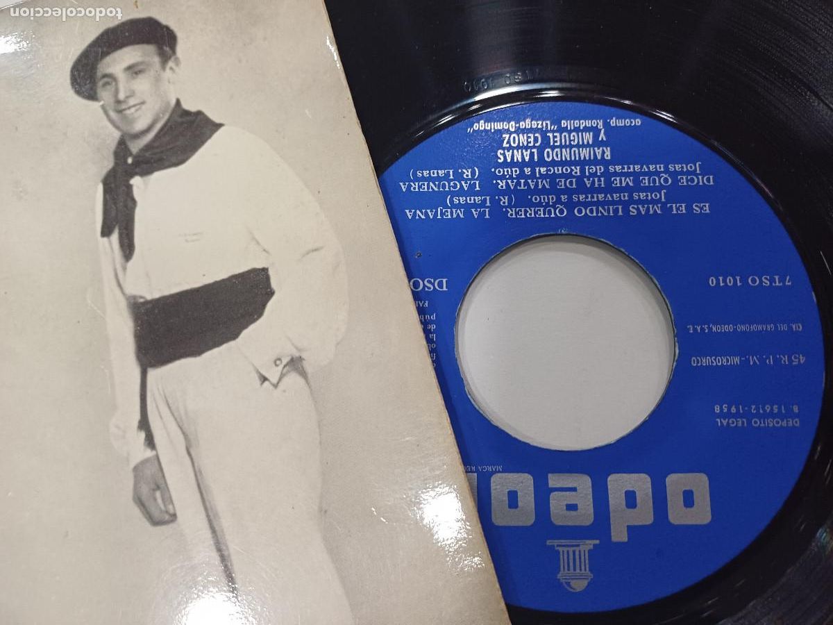 Discos de vinilo: RAIMUNDO LANAS/ES EL MAS LINDO QUERER/SINGLE. - Foto 2