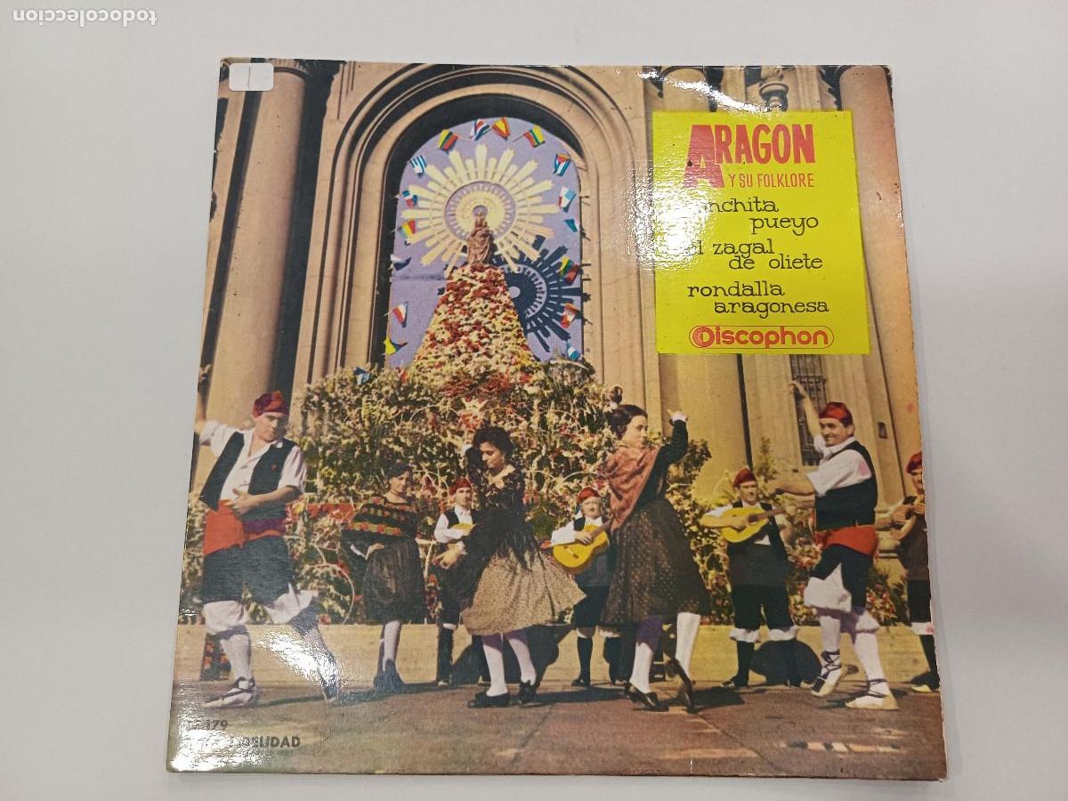 Discos de vinilo: ARAGON Y SU FOLKLORE/CONCHITA PUEYO/SINGLE. - Foto 1