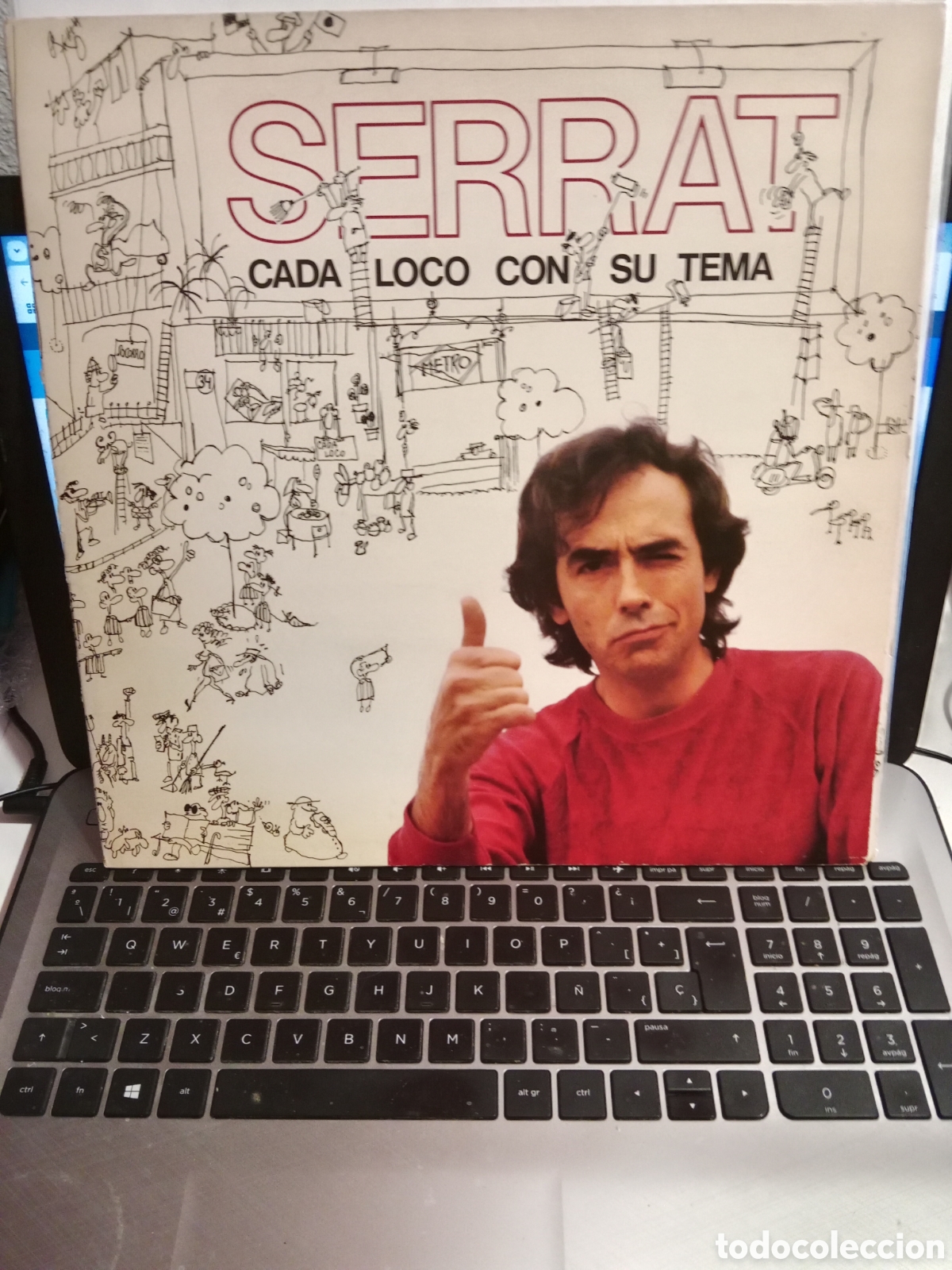 Discos de vinilo: Joan Manuel Serrat - Cada loco con su tema(gatefold) - Foto 1