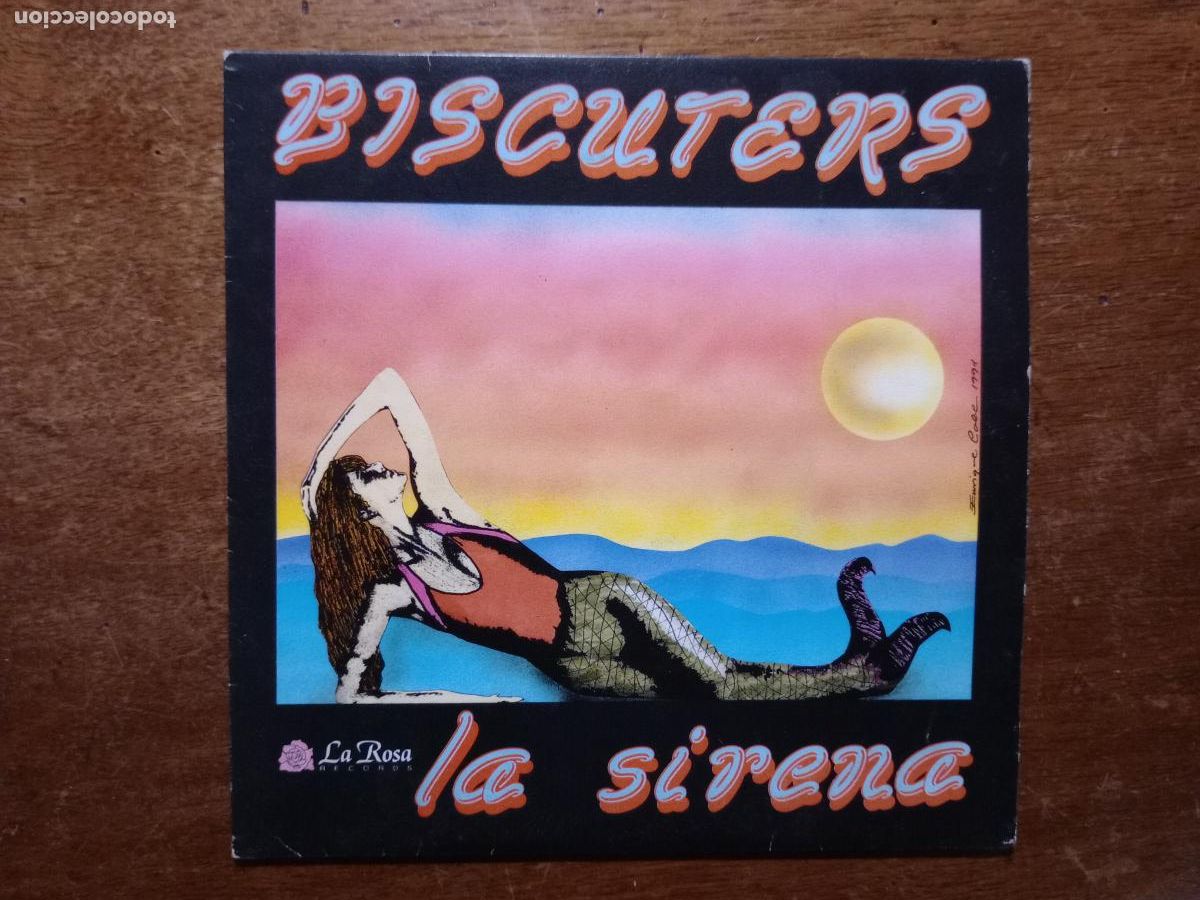 Discos de vinilo: Biscuters - la sirena + en medio est&aacute;s t&uacute; - Foto 1