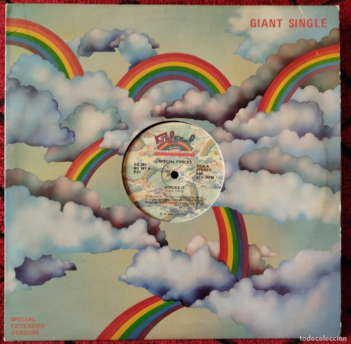 Discos de vinilo: SPECIAL FORCES ** Stroke It ** MAXI SINGLE VINILO 1982 USA - Foto 1