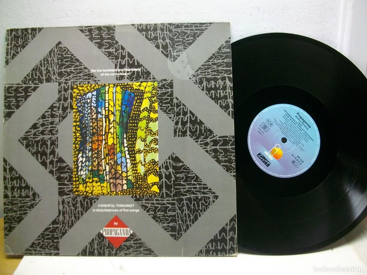 Discos de vinilo: Propaganda &ndash; Wishful Thinking LP 1985 GERMANY - Foto 1