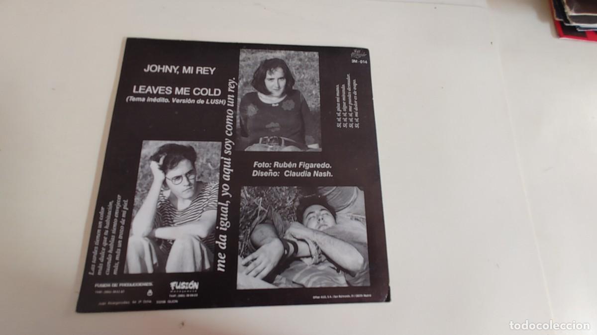 Discos de vinilo: ESTA NOCHE TAMPOCO-SINGLE JOHNY MI REY - Foto 2