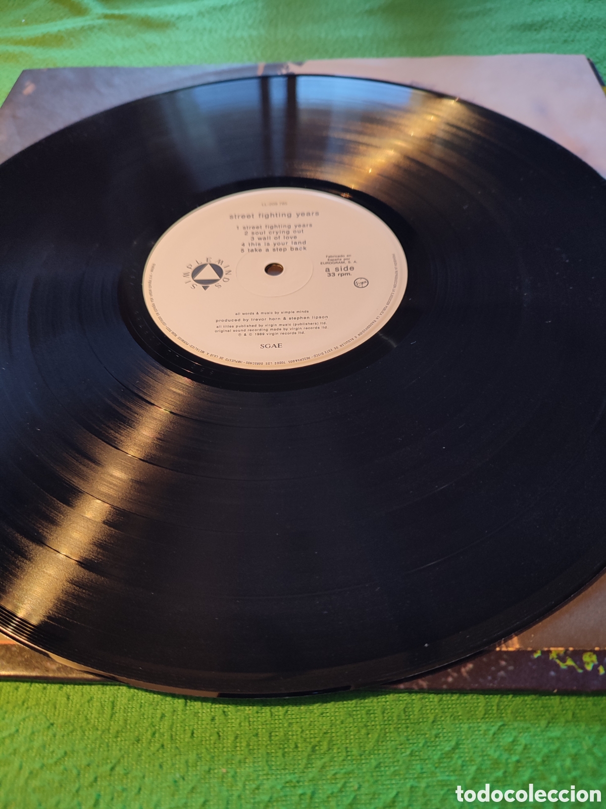 Discos de vinilo: Simple Minds - Streets fighting years - Foto 3