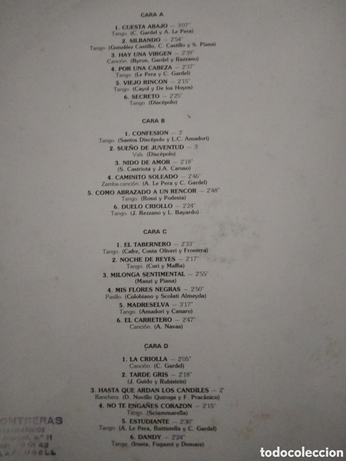 Discos de vinilo: Vinilo Carlos Gardel - Foto 2