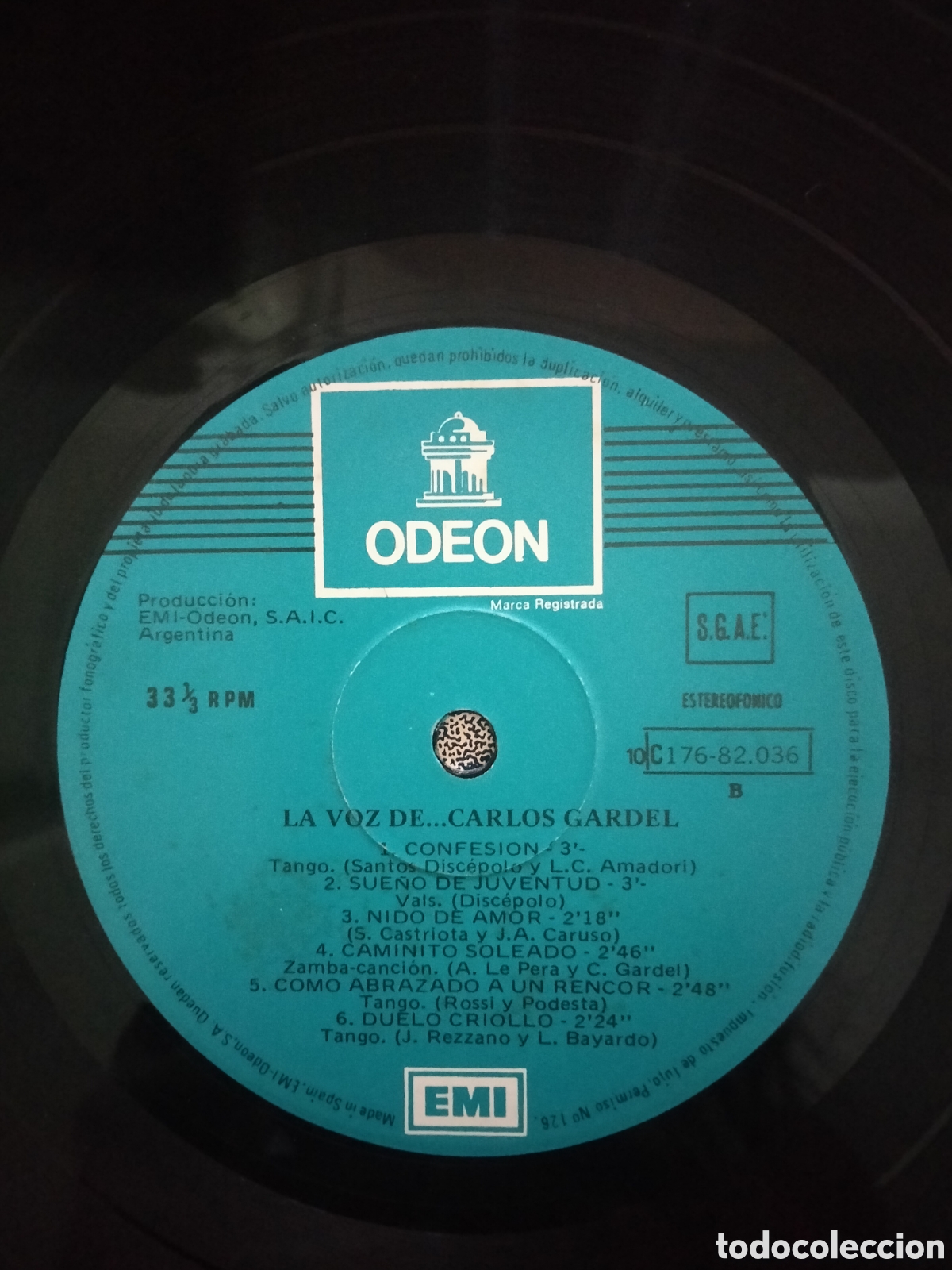 Discos de vinilo: Vinilo Carlos Gardel - Foto 8