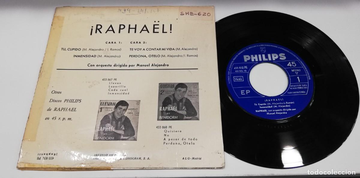 Discos de vinilo: SCO31-Rapha&euml;l - &iexcl; Rapha&euml;l ! (7&rdquo;, EP, Mono) - Foto 2
