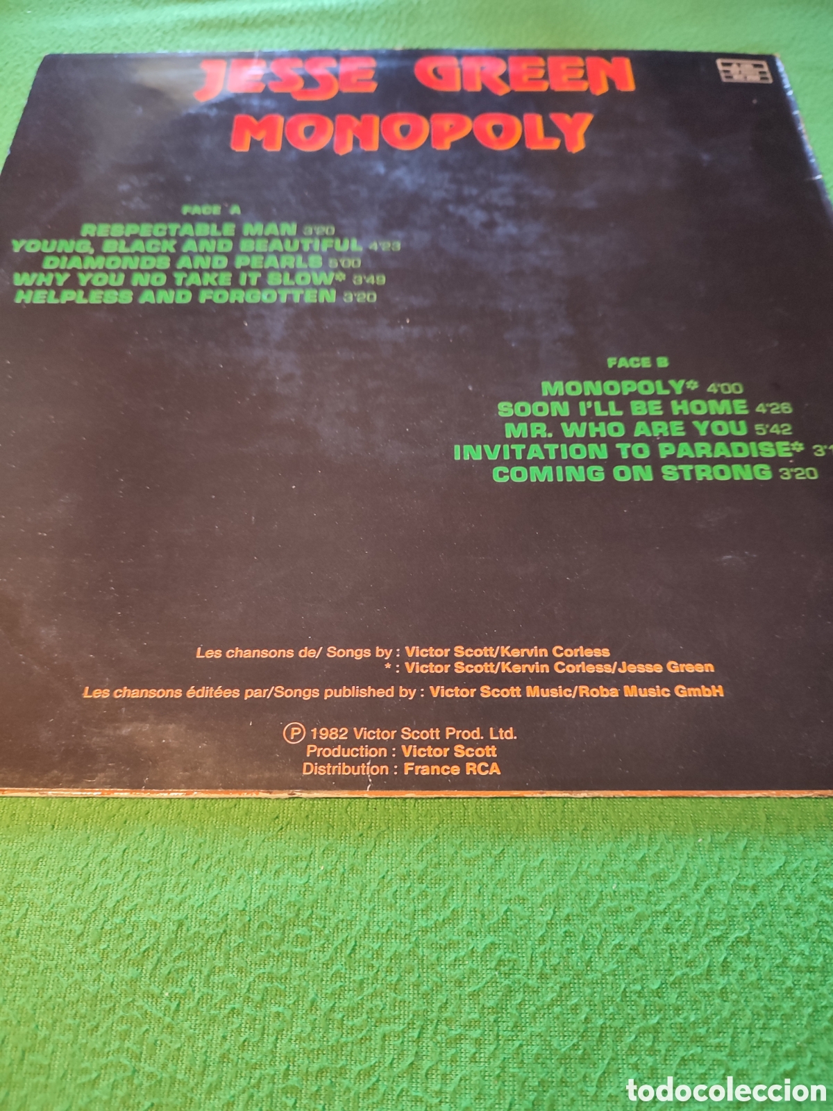 Discos de vinilo: Jesse Green - Monopoly Vinilo Lp - Foto 2