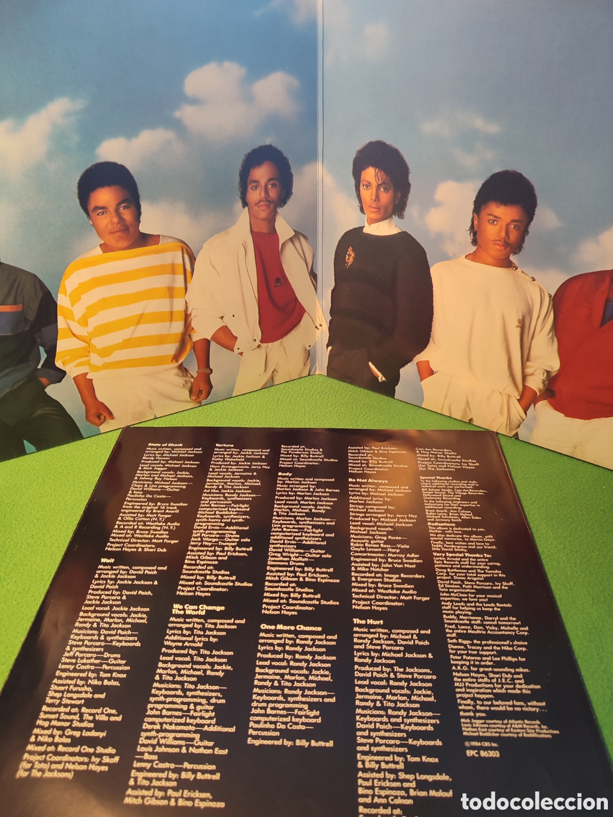 Discos de vinilo: Jacksons - V&iacute;ctory Vinilo Lp - Foto 3