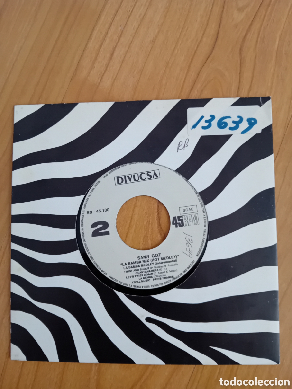 Discos de vinilo: SAMY GOZ. LA BAMBA MIX - Foto 2