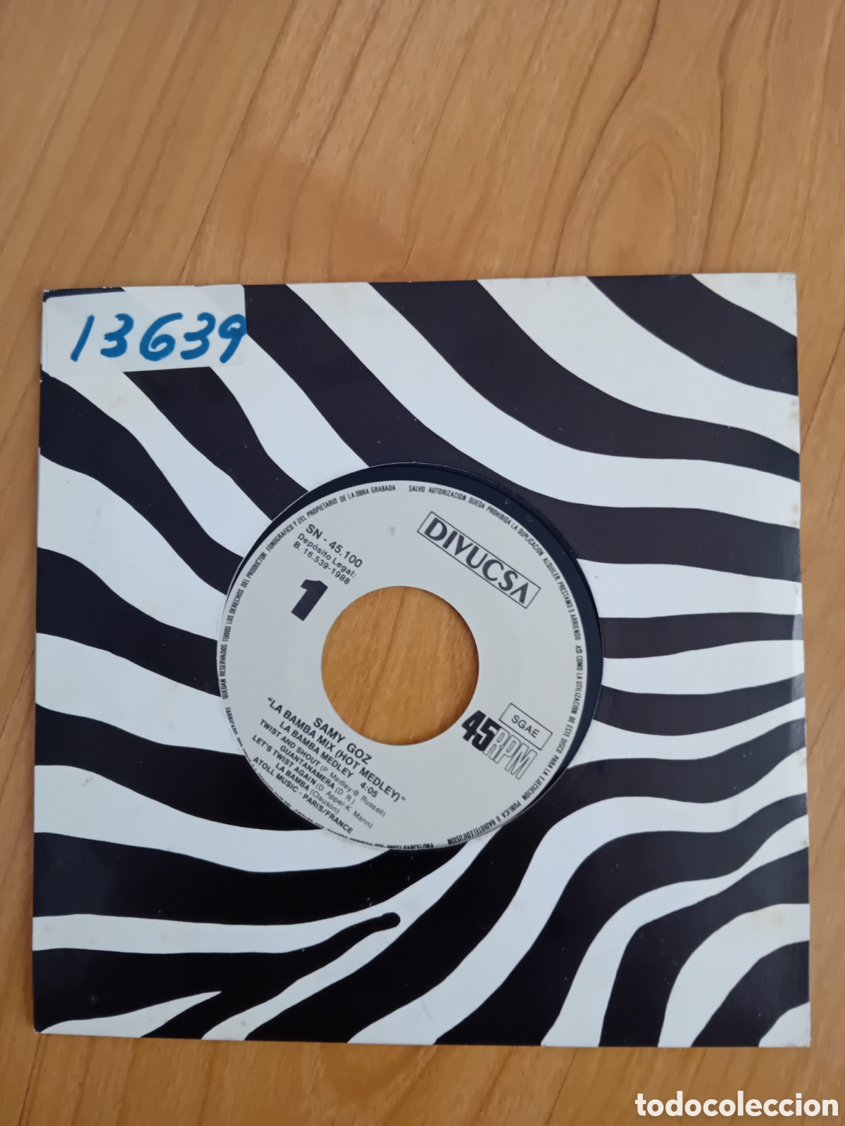 Discos de vinilo: SAMY GOZ. LA BAMBA MIX - Foto 1