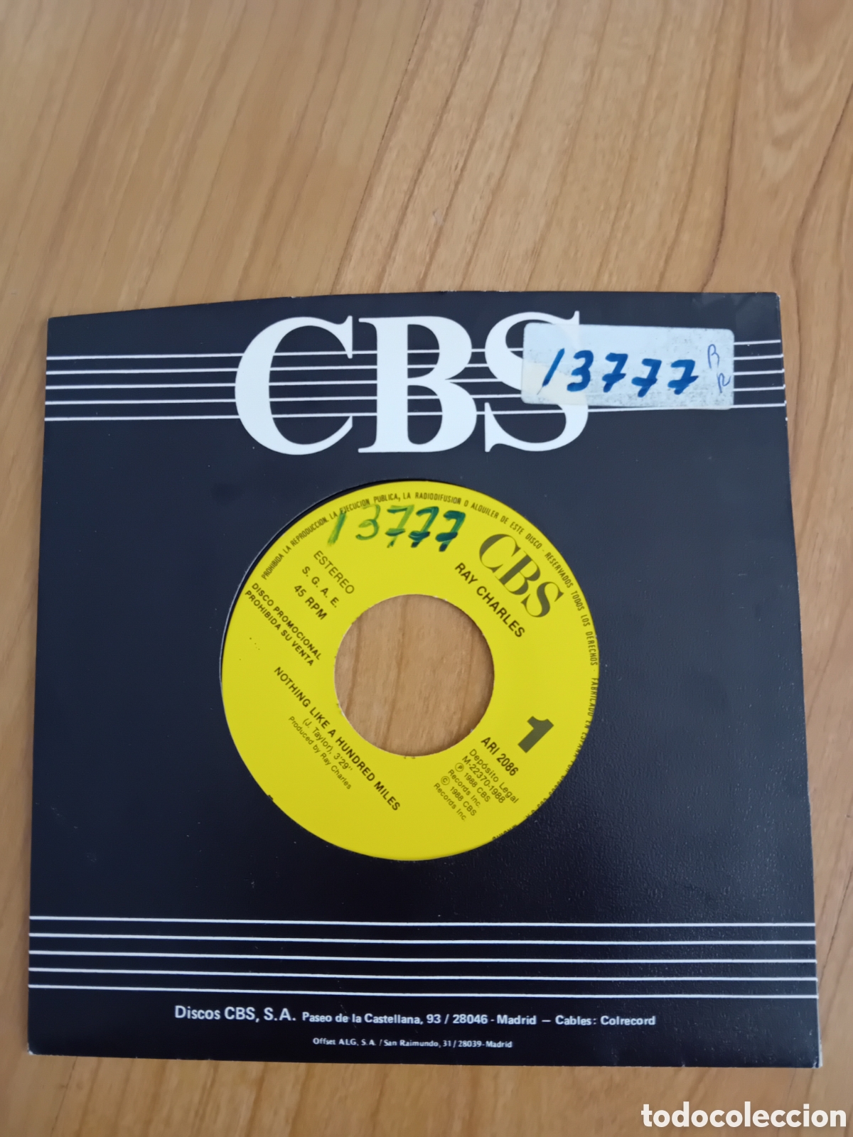 Discos de vinilo: RAY CHARLES. NOTHING LIKE A HUNDRED MILES - Foto 1