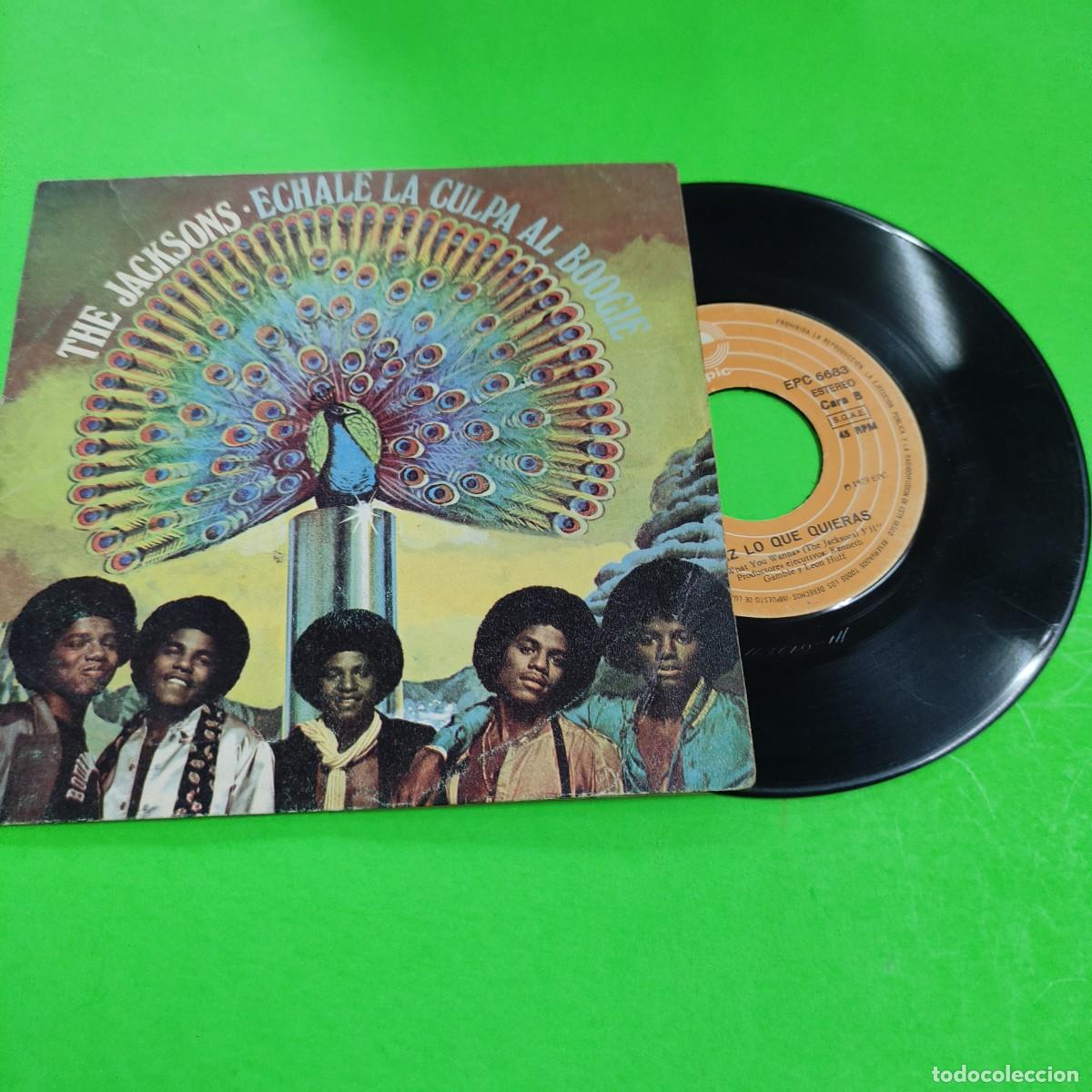 Discos de vinilo: THE JACKSON ** ECHALE LA CULPA AL BOOGIE ** SINGLE - HISPAVOX ** JUANI - Foto 1