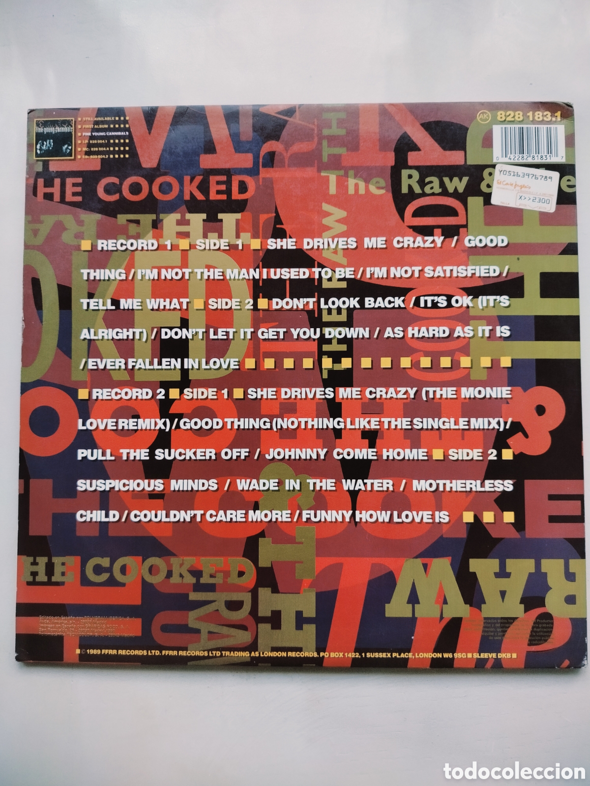 Discos de vinilo: 2xLPs Fine Young Cannibals - Foto 2