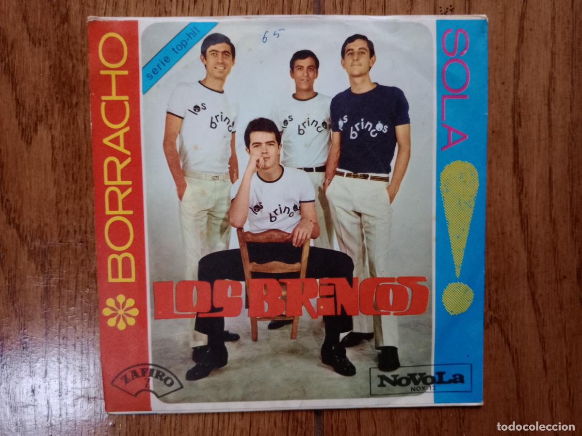 Discos de vinilo: Los Brincos - borracho + sola - Foto 2