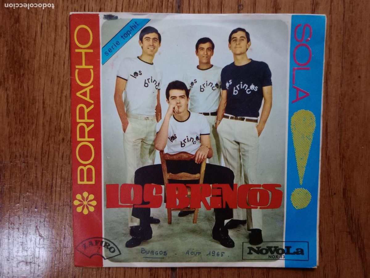Discos de vinilo: Los Brincos - borracho + sola - Foto 1