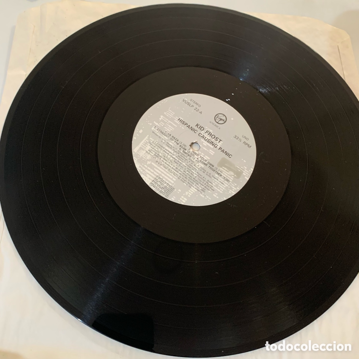 Discos de vinilo: Lote lp Kid Frost - Hispanic Causing Panic y maxi 12&rsquo;&rsquo; la raza - Foto 5