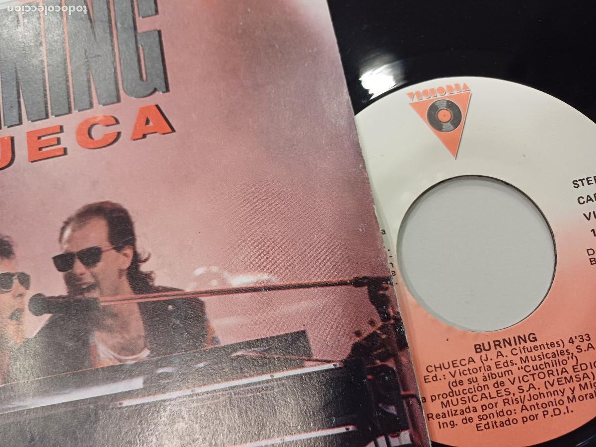 Discos de vinilo: BURNING/CHUECA/SINGLE. - Foto 2