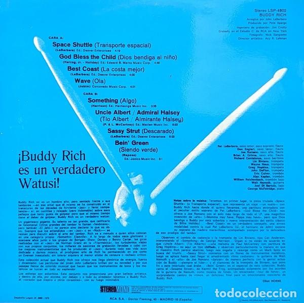 Discos de vinilo: Buddy Rich &ndash; Buddy Rich - Vinilo - Foto 2