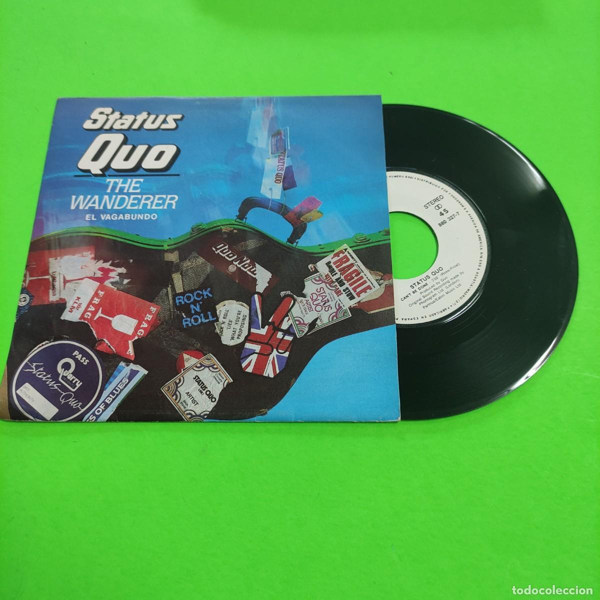 Discos de vinilo: STATUS QUO ** THE WANDERER ** SINGLE VINILO ** JUANI - Foto 1
