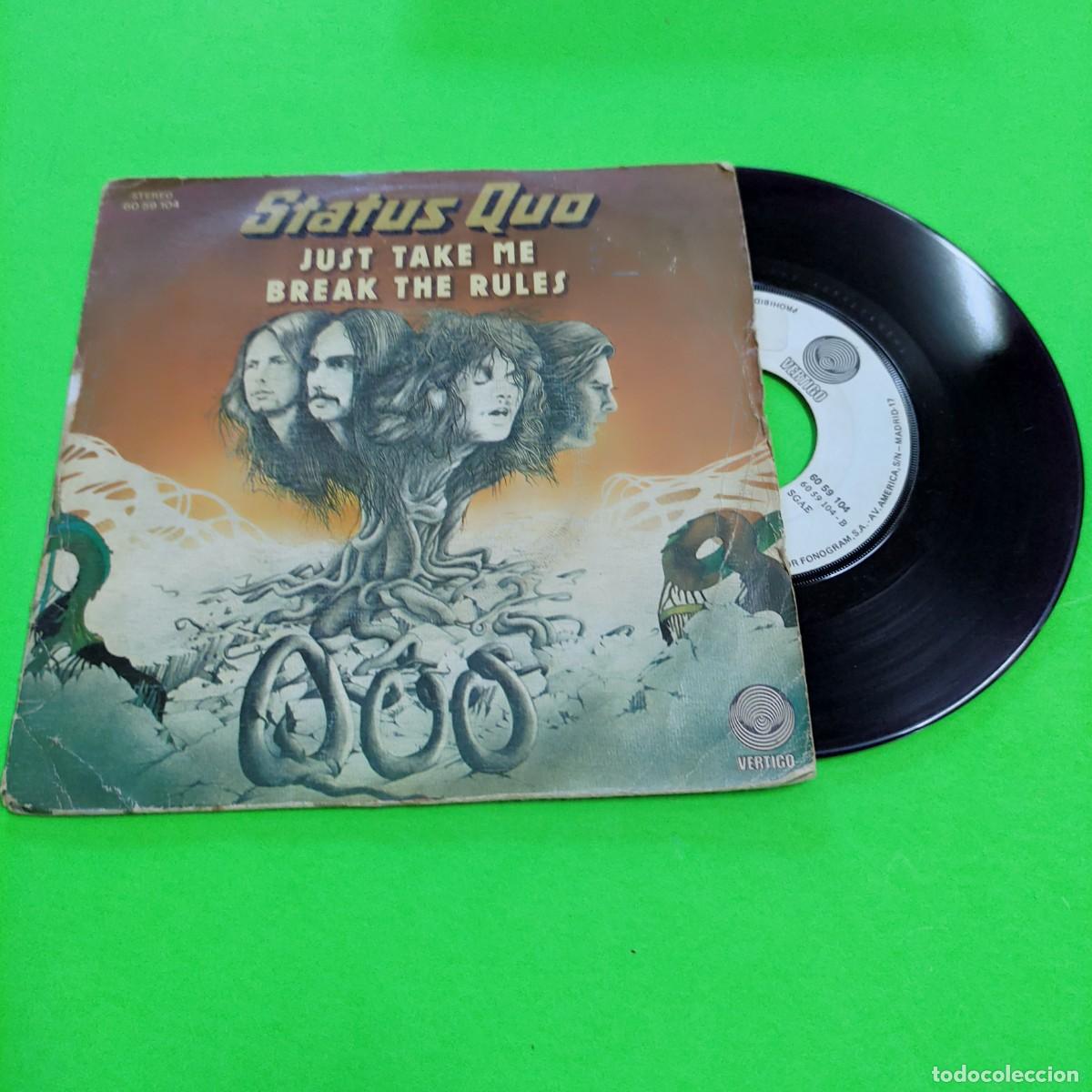 Discos de vinilo: STATUS QUO ** JUST TAKE ME * ** SINGLE VINILO ** JUANI - Foto 1