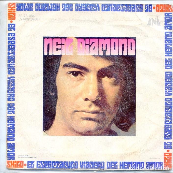 Discos de vinilo: NEIL DIAMOND / SHILO + 1 (SINGLE UNI 1971) - Foto 2