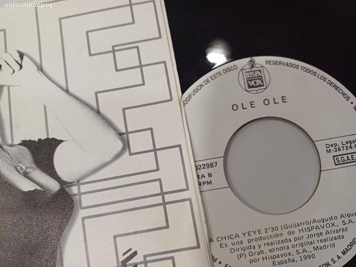 Discos de vinilo: OLE OLE/LA CHICA YE-YE/SINGLE GATEFOLD. - Foto 3