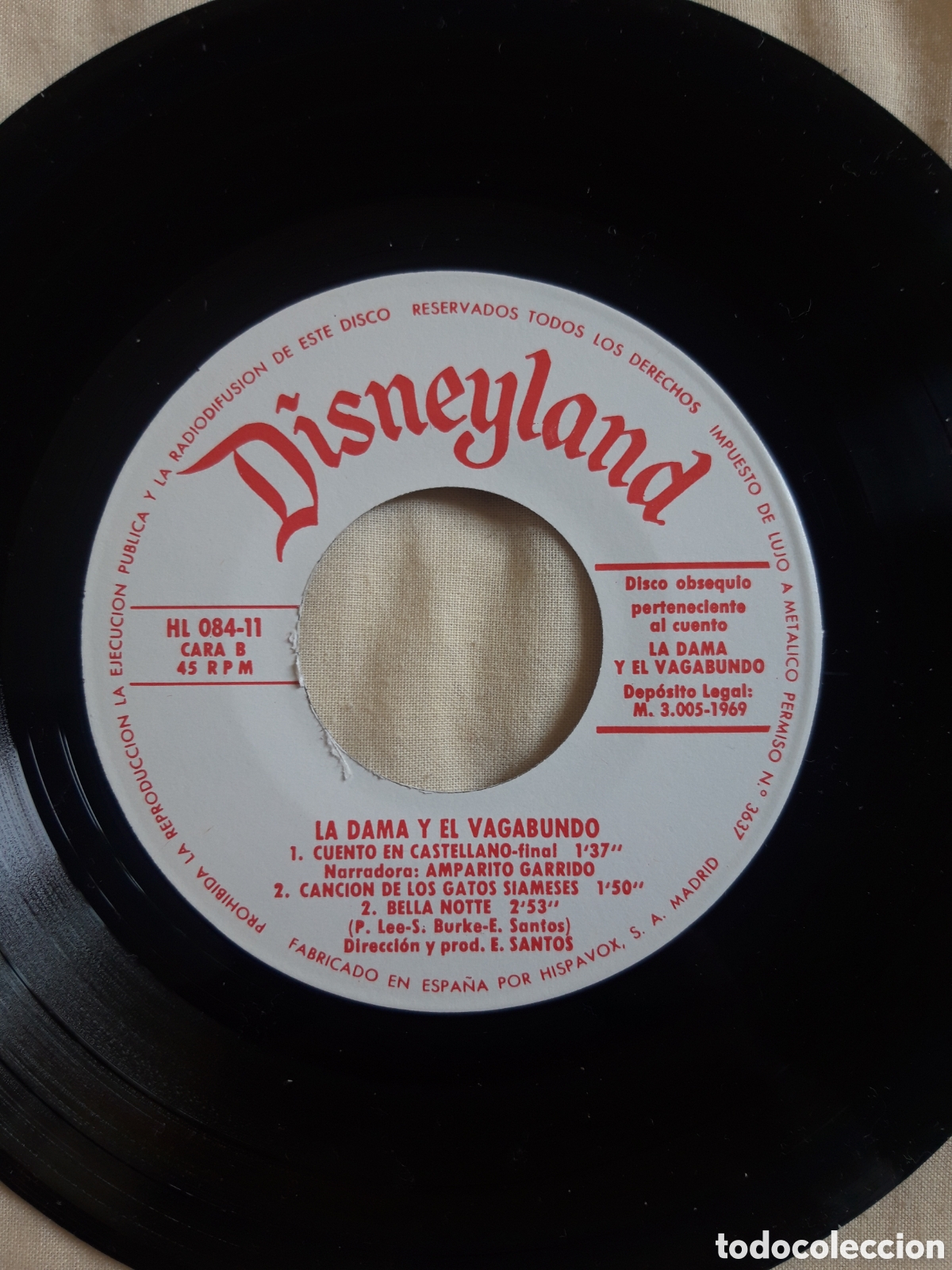 Discos de vinilo: Singles Disney a&ntilde;o 1969 - Foto 5