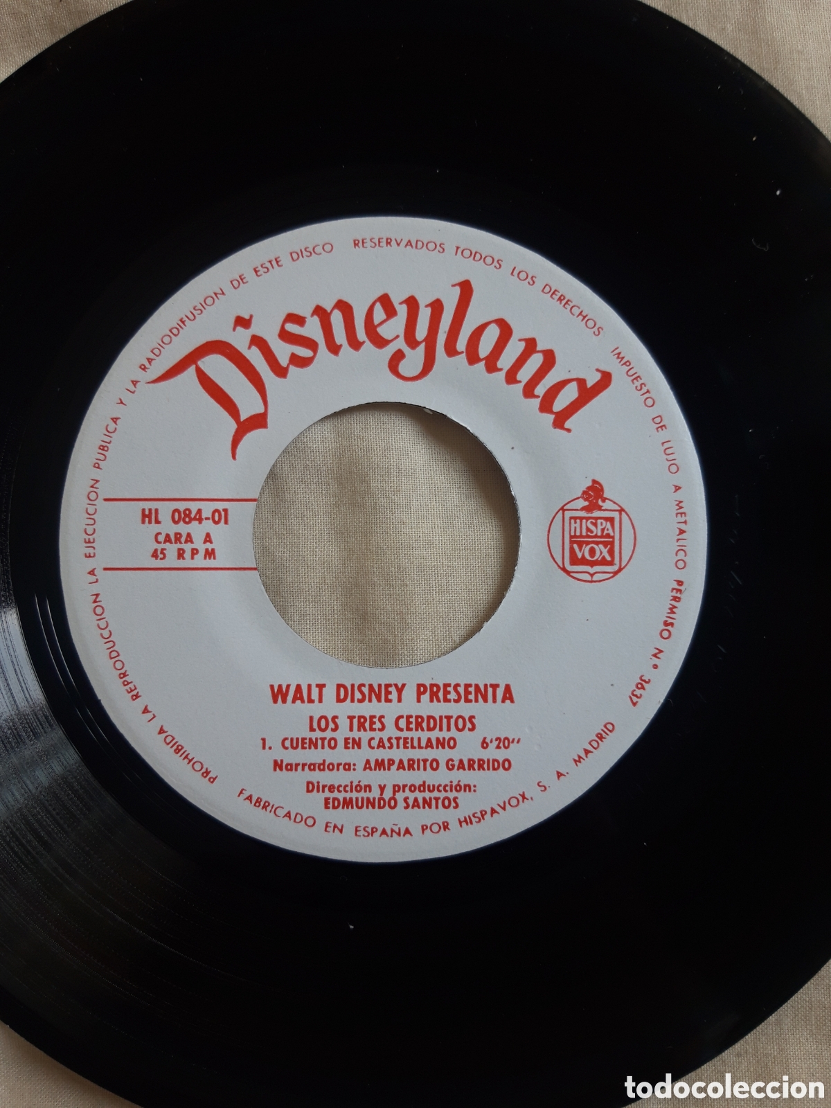Discos de vinilo: Singles Disney a&ntilde;o 1969 - Foto 6
