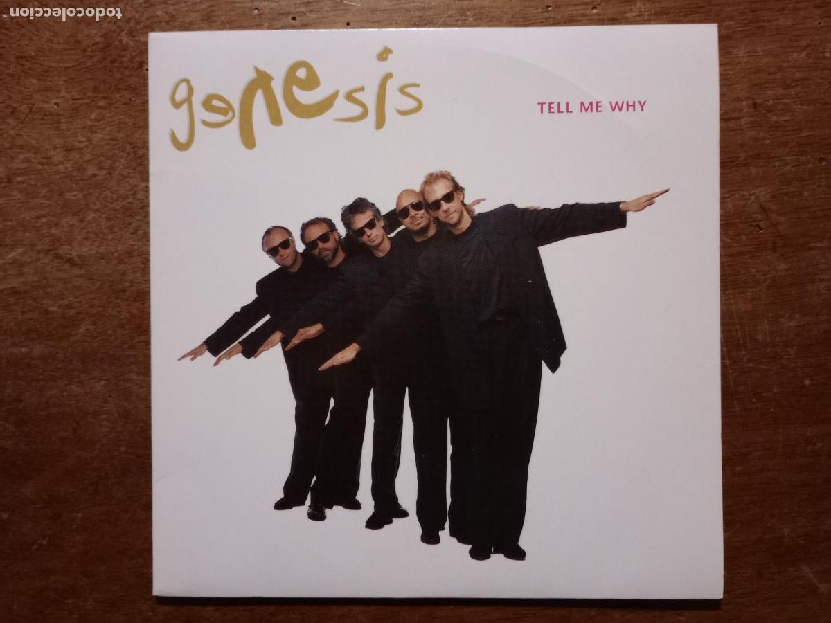 Discos de vinilo: Genesis - tell me why + invisible touch (live) - Foto 1
