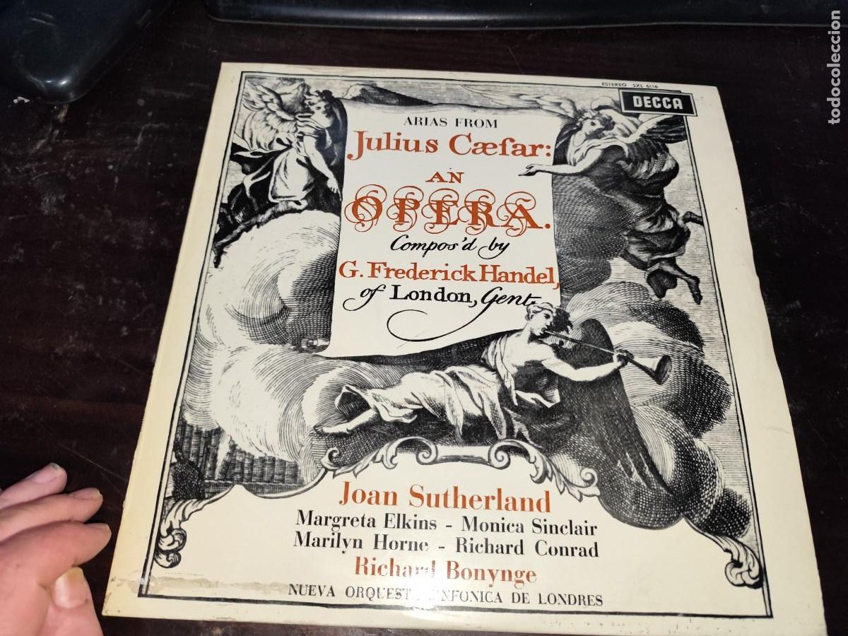 Dischi in vinile: JULIUS CAEFAR: AN OPERA / HANDEL / RICHARD BONYNGE / R13 / DECCA