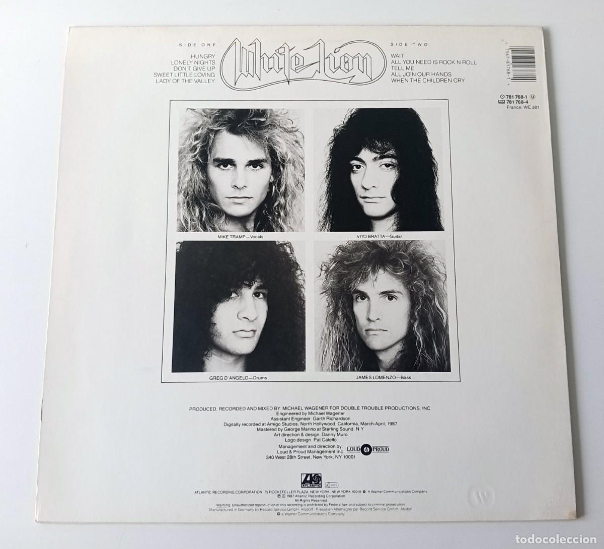 Discos de vinilo: LP WHITE LION - PRIDE - Foto 2