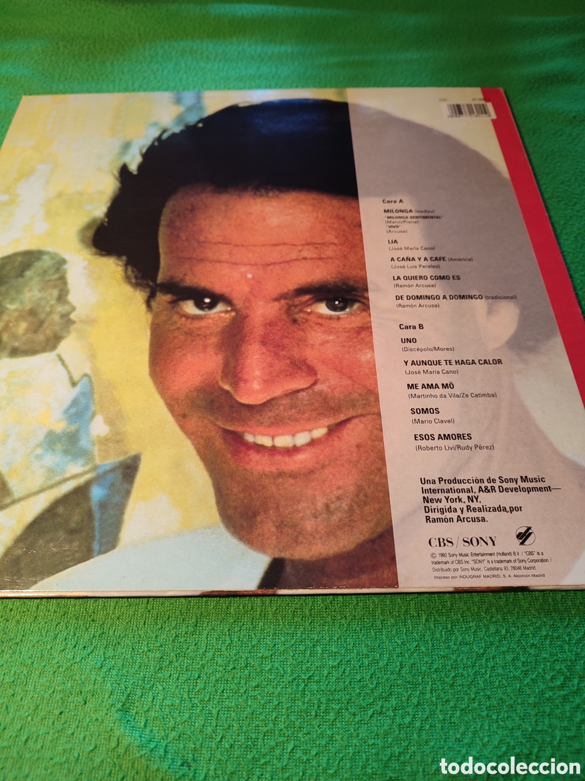 Discos de vinilo: Julio Iglesias - Calor Vinilo Lp - Foto 4