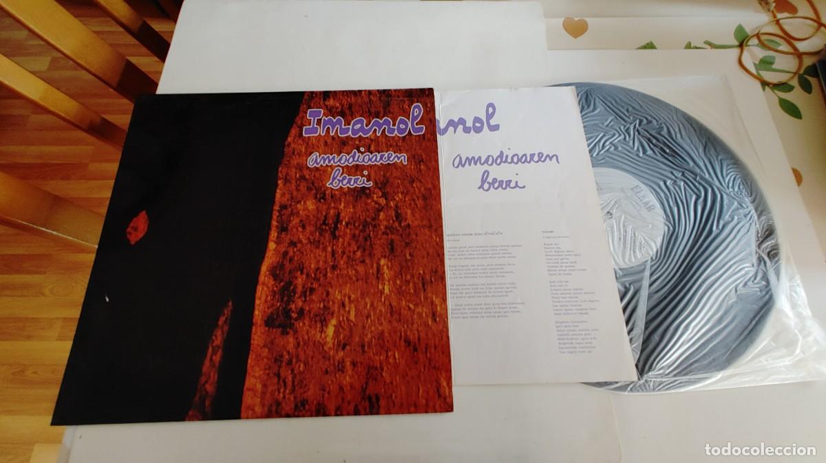 Discos de vinilo: IMANOL-LP AMODIAREN BERRI - Foto 1