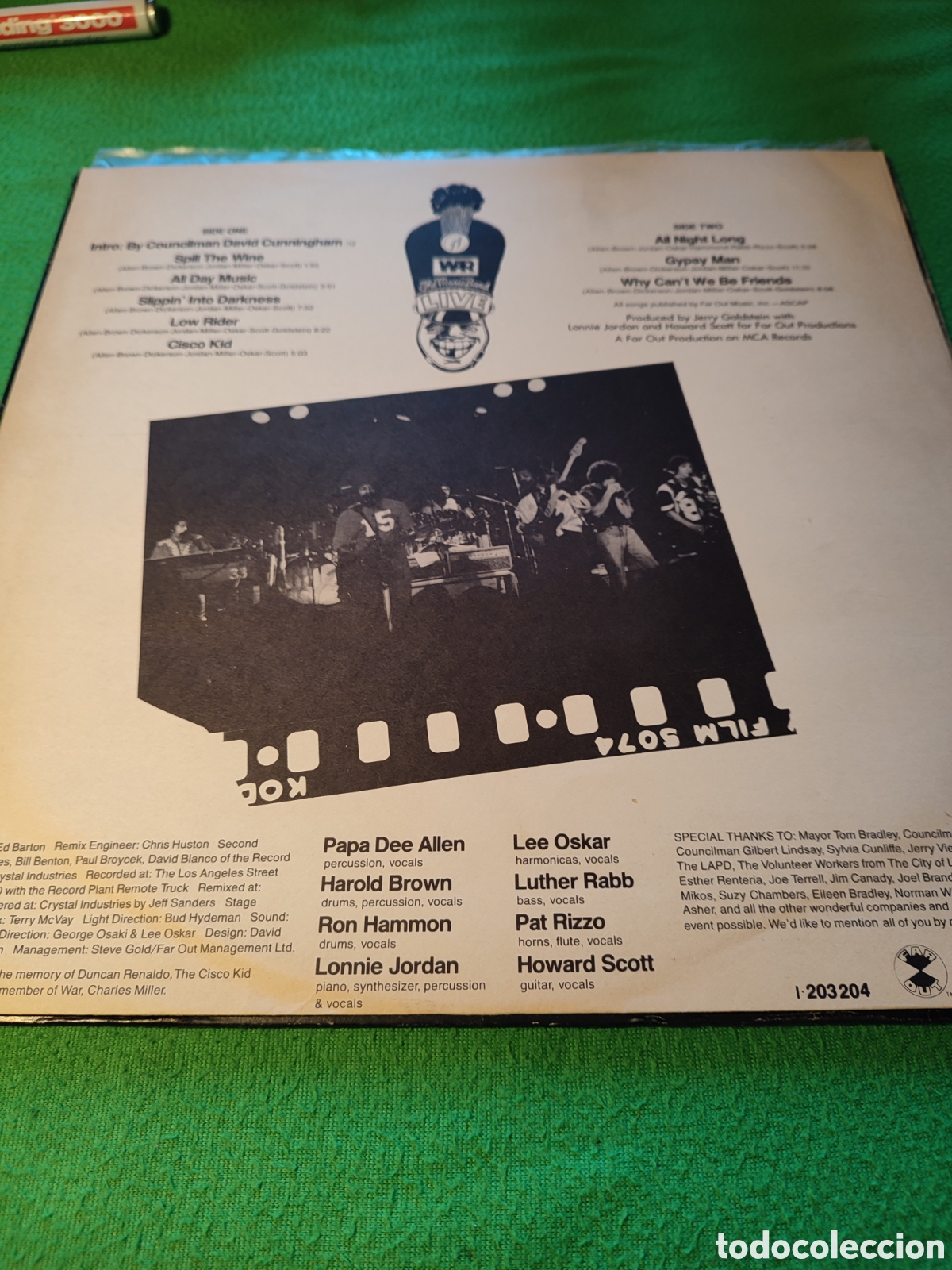 Discos de vinilo: War - The Music Band Live Vinilo - Foto 2