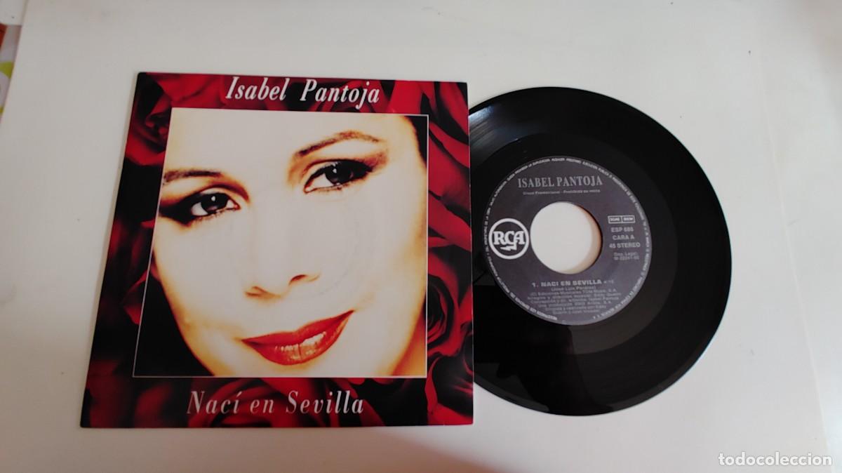 Discos de vinilo: ISABEL PANTOJA-SINGLE NACI EN SEVILLA - Foto 1