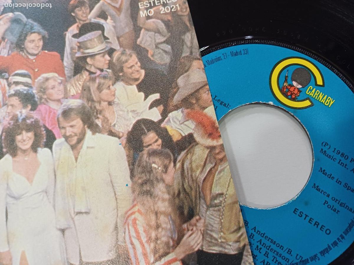Discos de vinilo: ABBA/SUPERTROUPER/SINGLE. - Foto 1